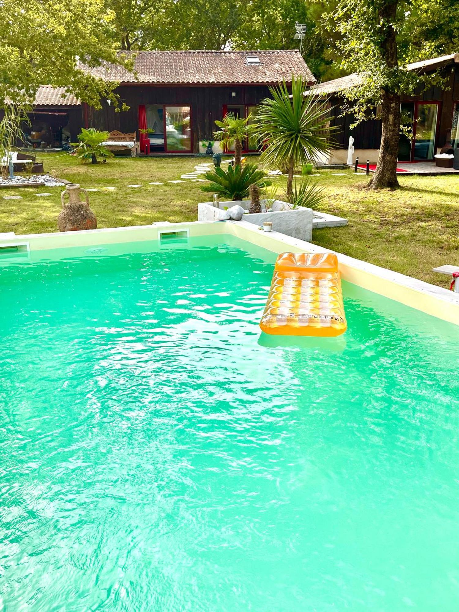 House De La Canopee, Swimming Pool, Lake, Forest, Large Garden And Wifi Hourtin Exterior foto